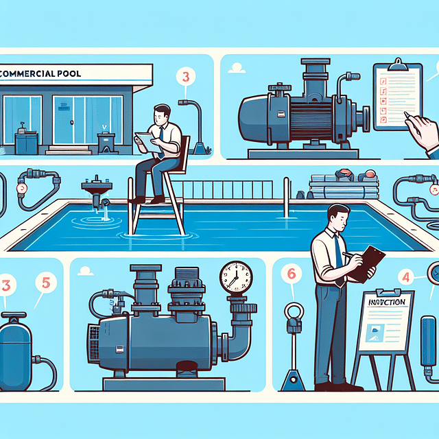 commercial pool pump inspection