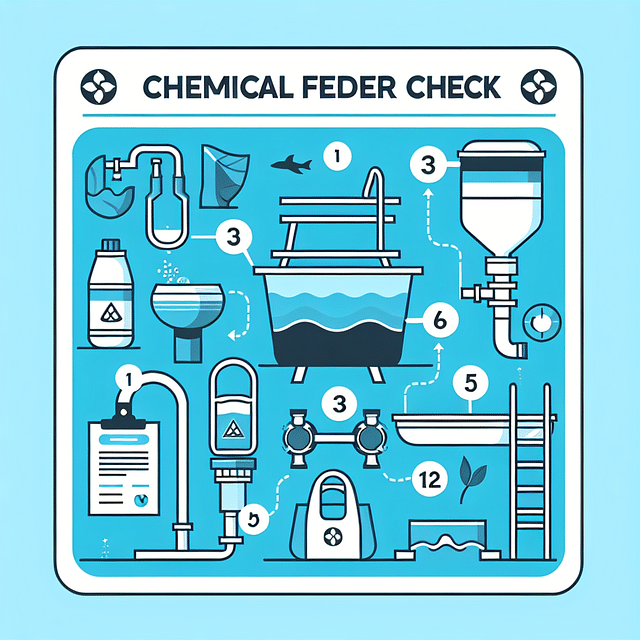 swimming pool chemical feeder check