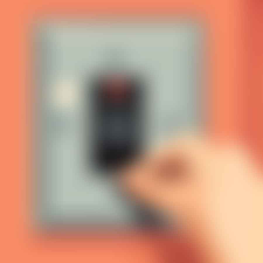 A hand flipping a circuit breaker switch