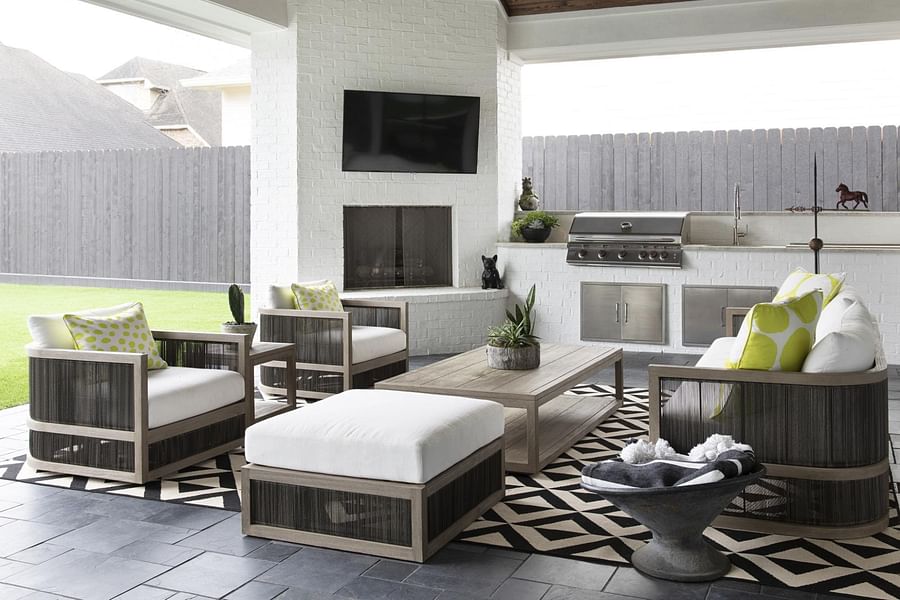 stylish poolside furniture