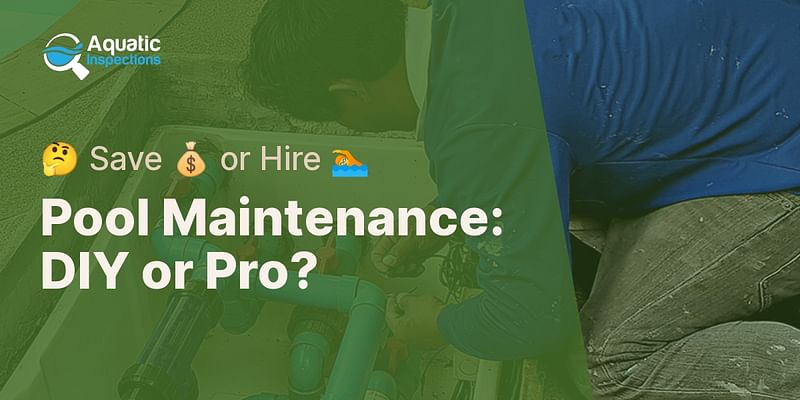 Pool Maintenance: DIY or Pro? - 🤔 Save 💰 or Hire 🏊