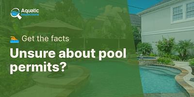 Unsure about pool permits? - 🏊 Get the facts