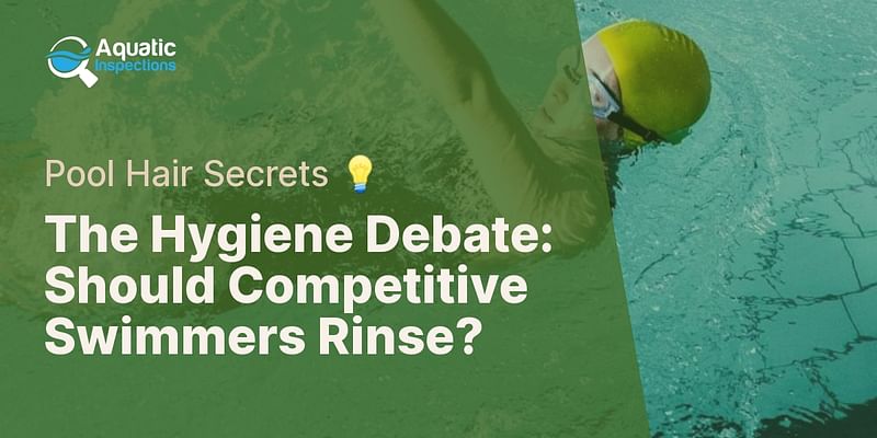 The Hygiene Debate: Should Competitive Swimmers Rinse? - Pool Hair Secrets 💡