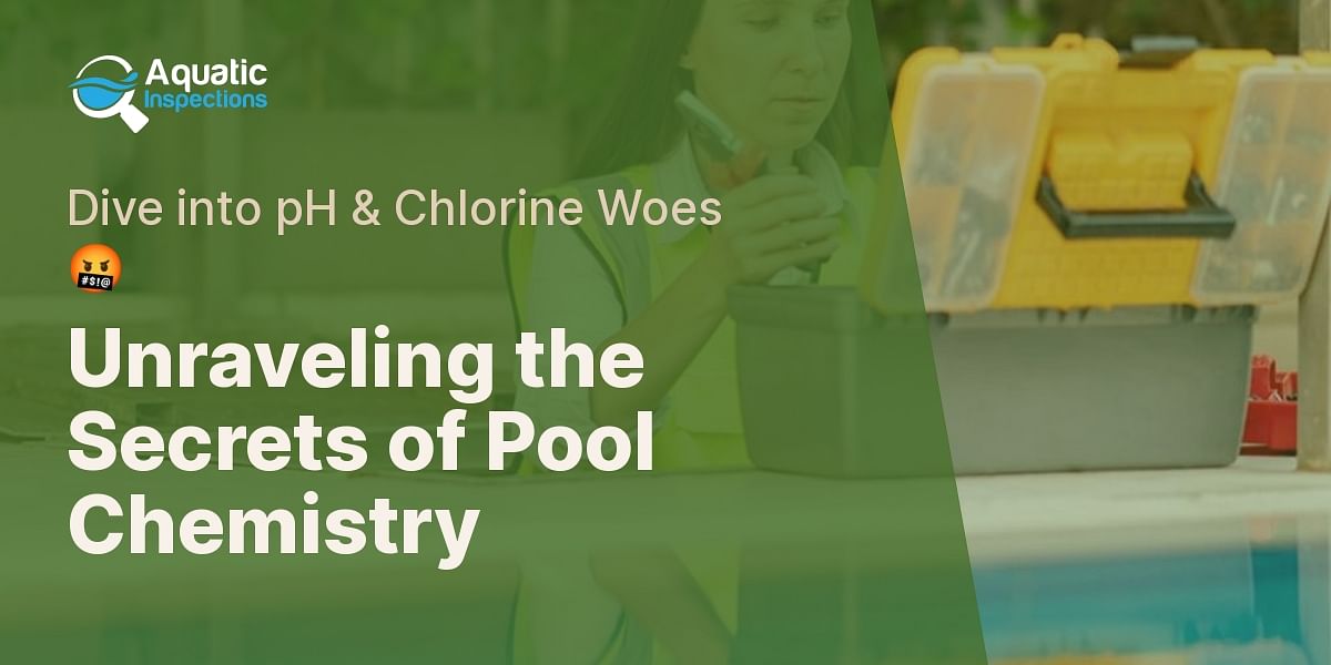What causes low chlorine levels and high pH in swimming pools?