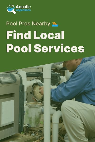 Find Local Pool Services - Pool Pros Nearby 🏊