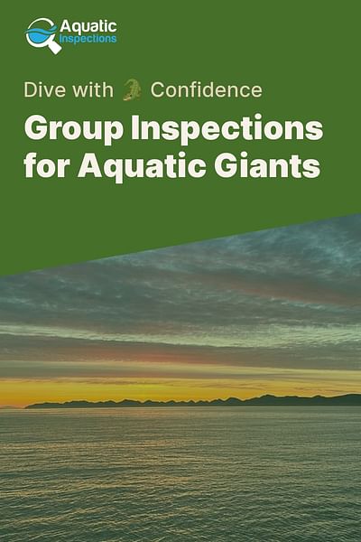 Group Inspections for Aquatic Giants - Dive with 🐊 Confidence