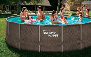 Can I install an above-ground pool in my backyard?